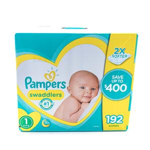 pampers mega box size 1