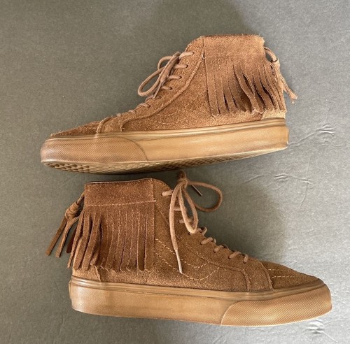 vans fringe sneakers