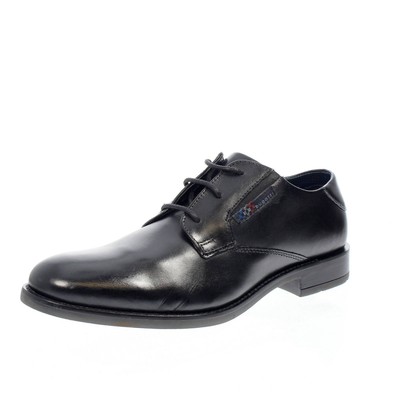 Bugatti Stringate Derby In Pelle Nero - Taglia 43 [28.7cm] Scarpe Uomo