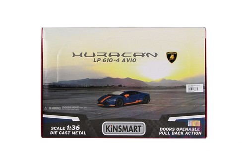 Lamborghini Huracan LP 610-4 Avio, Kinsmart, Diecast Spielzeugauto, 5'', 1:36, 4 Farben - Bild 10 von 33