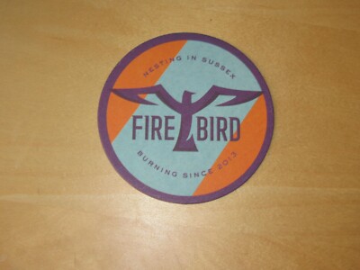 Bierdeckel Feuervogel BRAUEREI Real Ale Craft Bierdeckel Untersetzer Horsham