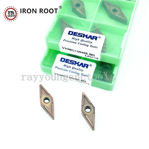Deskar 10P VNMG160408-MS LF6118 Indexable Carbide Insert CNC Metal Turning Tool - Picture 2 of 6