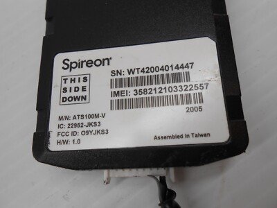Spireon GPS Tracking Device OEM IC: 22952-JKS3 FCC ID