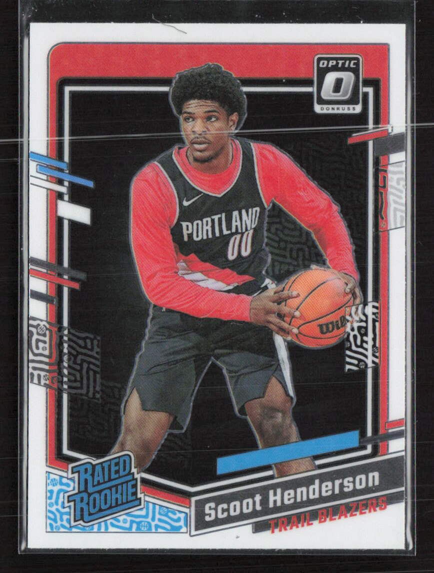2023-24 Donruss Optic #239 Scoot Henderson Portland Trail Blazers (W)