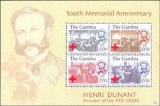 Gambia 2010 Dunant/Red Cross/Medical/Health/Welfare/People 4v m/s (n46261b)