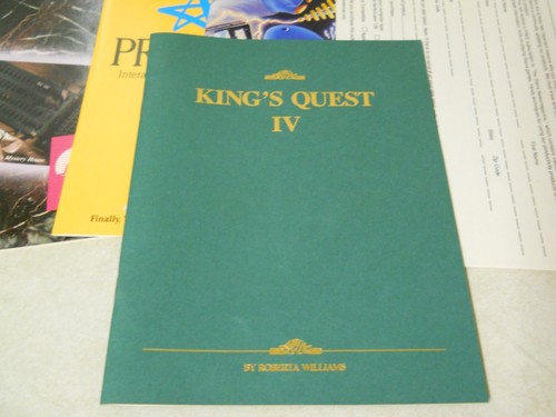 Sierra Kings Quest IV The Peril of Rosella IBM Tandy MS-DOS PC Video Game - Picture 11 of 11