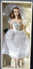 Barbie PRINCESS Wedding Workshop SILKSTONE Porcelain Doll 2013 Mattel BCP83