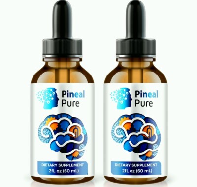 Pineal Pure Brain Health Drops for Cognitive Health & Wellness - 2 Pack