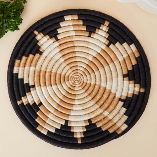 Sisal Flower Trivet Set - Picture 3 of 4