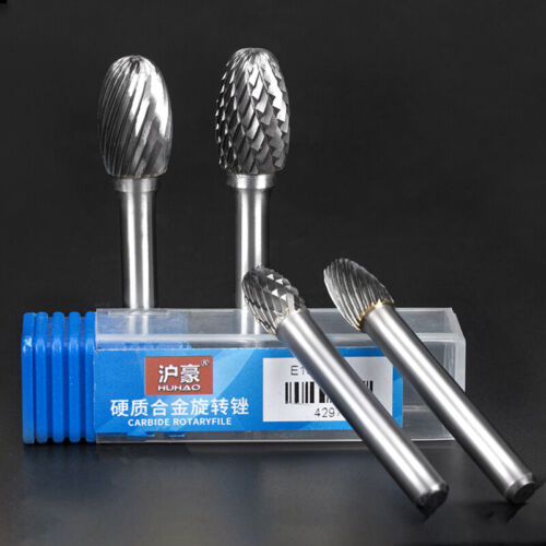 Tungsten Carbide Point Burr Rotary Head 6mm Shank Die Grinder Drill Bit Cutter - Picture 7 of 8
