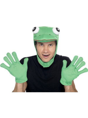Frog Kit Adult Green Hood Gloves Frog Kit Adult Green Hood Gloves