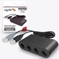 Nintendo GameCube Controller Adapter for Switch, Wii U, PC, or Mac - NEW/Sealed