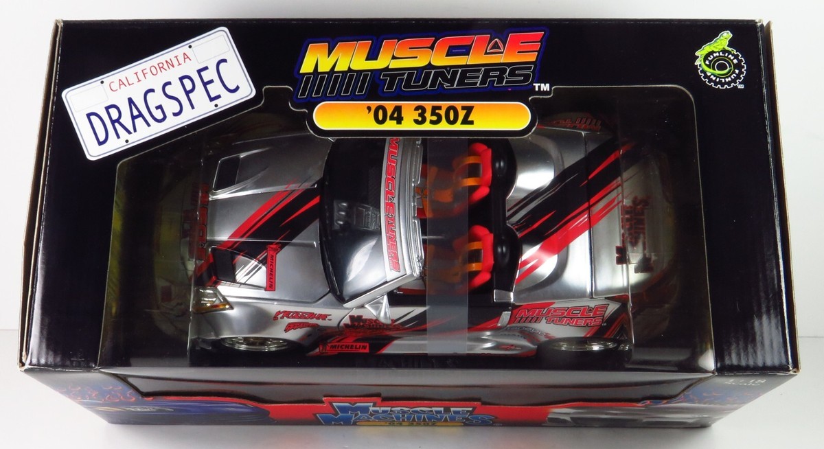 マッスルマシーンズ '04 350Z 1:18 日産 Z33 シルバー Muscle Machines Tuners 04 Nissan 350Z Roadster Fairlady Silver