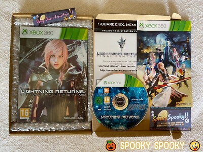 Lightning Returns Final Fantasy XIII Steelbook XBOX 360 - UK PAL sehr guter Zustand CIB