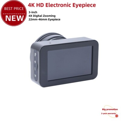 Light Full Color 3-in 4K HD Electronic Eyepiece 4X Digital Zooming 22mm-46mm tp1
