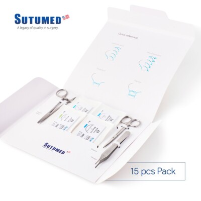 Sutumed Assorted 15pcs Suture Training Kit Suture