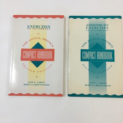 Set Of 2 - Little Brown Compact Handbook : Exercises & Answers - Aaron (1995 PB)