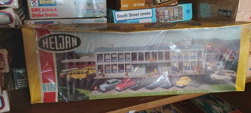 Vintage HELJAN HO model BUILDING KITS train shops petrol STATIONS kit buildings - Picture 339 of 493