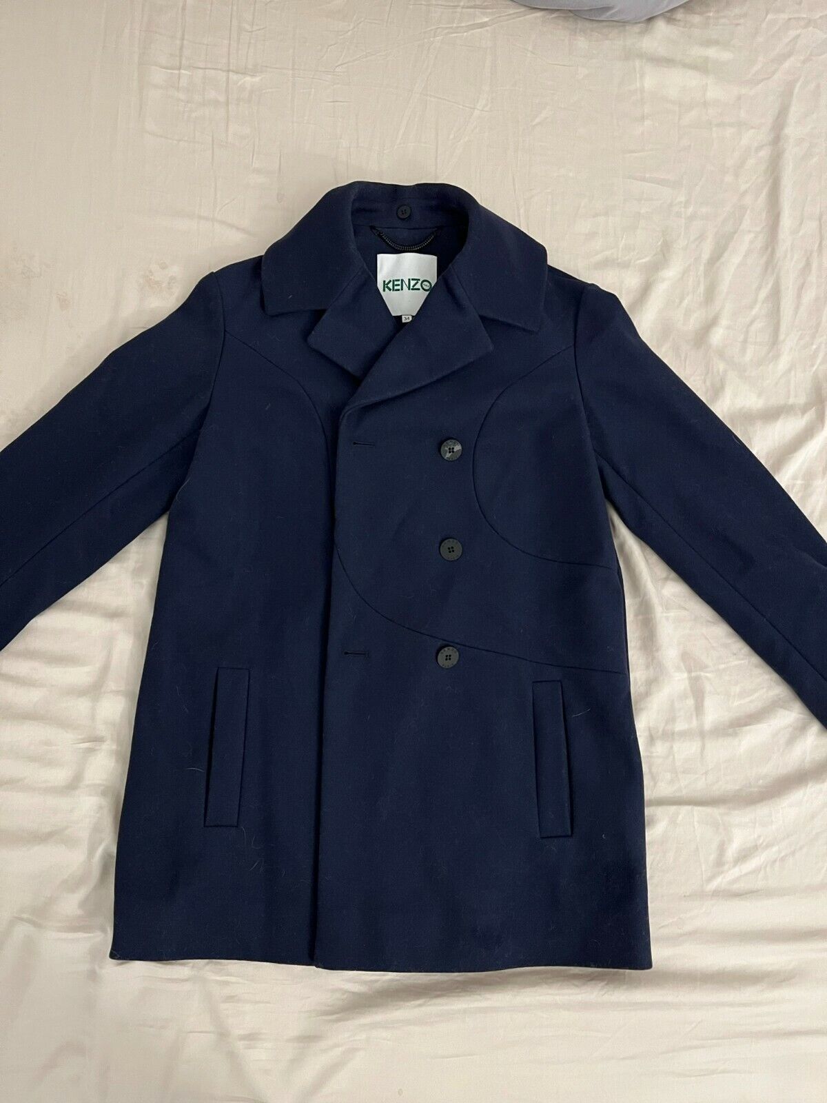Kenzo Paris Womens Wool Blend Coat Blazer Size 34… - image 6