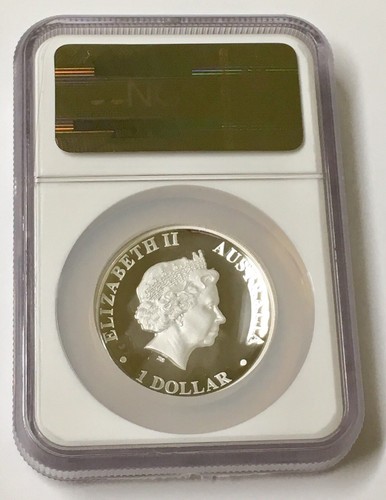 2012P Australia S$1 Kookaburra High Relief NGC PF 70 Ultra Cameo - Picture 2 of 2