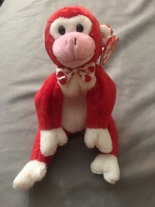 red monkey beanie baby