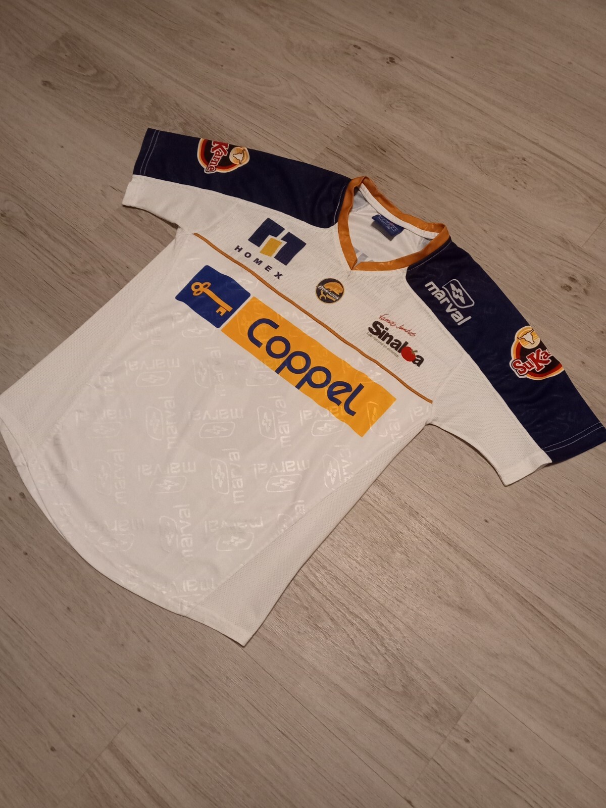 Dorados de Sinaloa ORIGINAL Marval Vintage Rare Soccer Jersey S