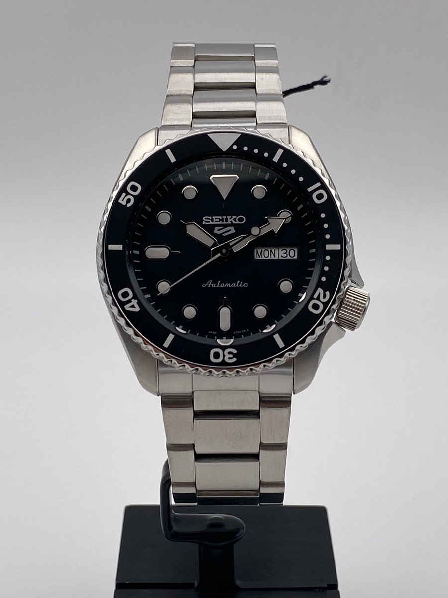 Seiko 5 Sports Men's Black Watch - SRPD55 for sale online | eBay