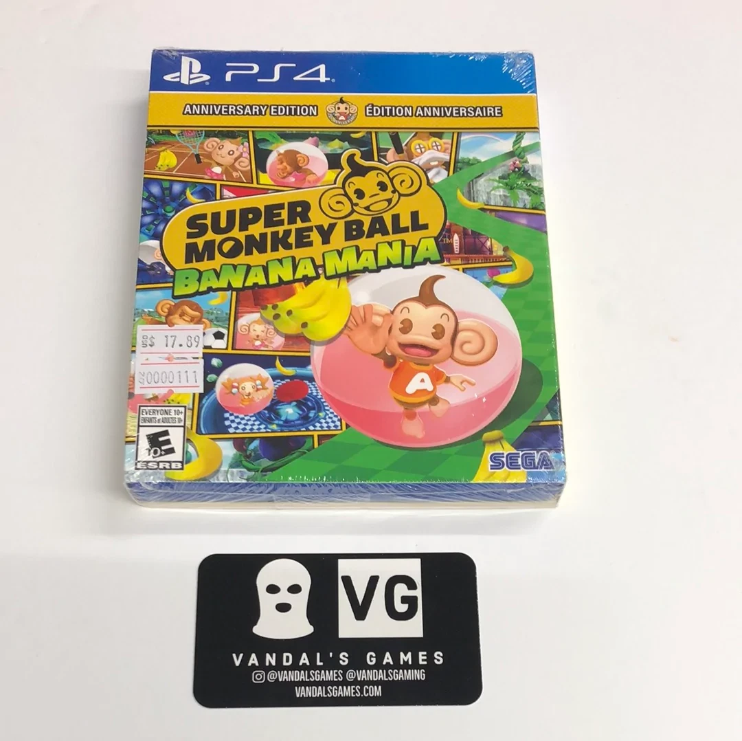 Ps4 Super Monkey Ball Banana Mania Anniversary Edition