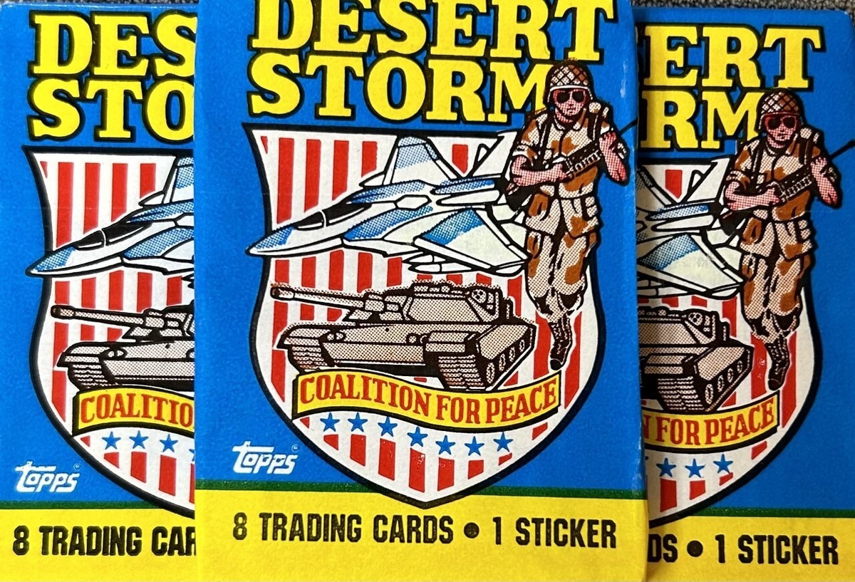 1991 Operation Desert Storm Trading Cards (Topps Company) - NM