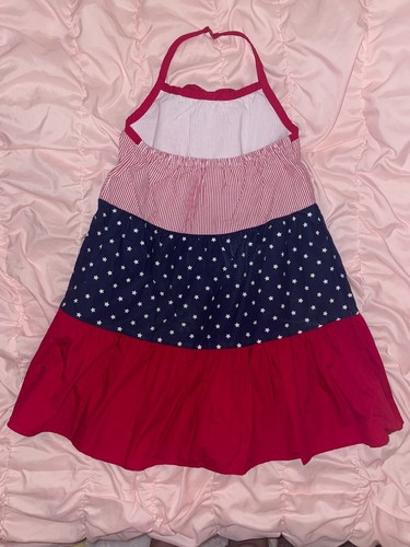 Gymboree Girl's Halter Top 4th of July Dress Size 8 - Picture 2 of 10