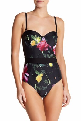 ted baker floral swimsuit