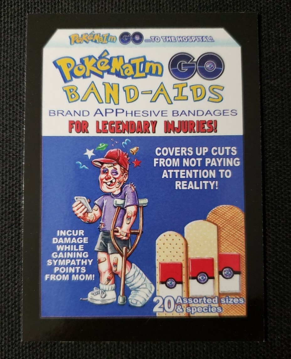 Pokémon 2017 Wacky Packages 50th Anniversary Black Card #5