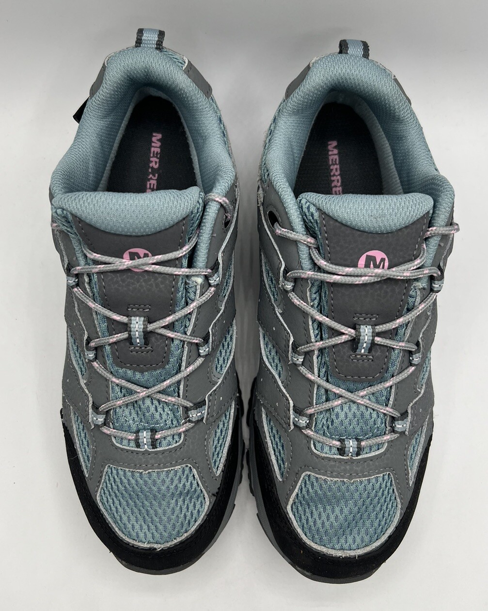 Scarpa da trekking Merrell Moab 3 bassa WTRPF altitudine 5 5 US unisex bambino grande usata in ottime condizioni