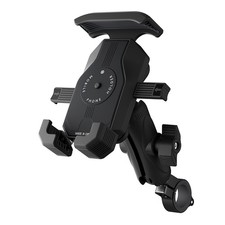 Shock-absorbing Motorcycle Phone Holder 3-Jaw Holder One-Touch Shrinkable Holder
