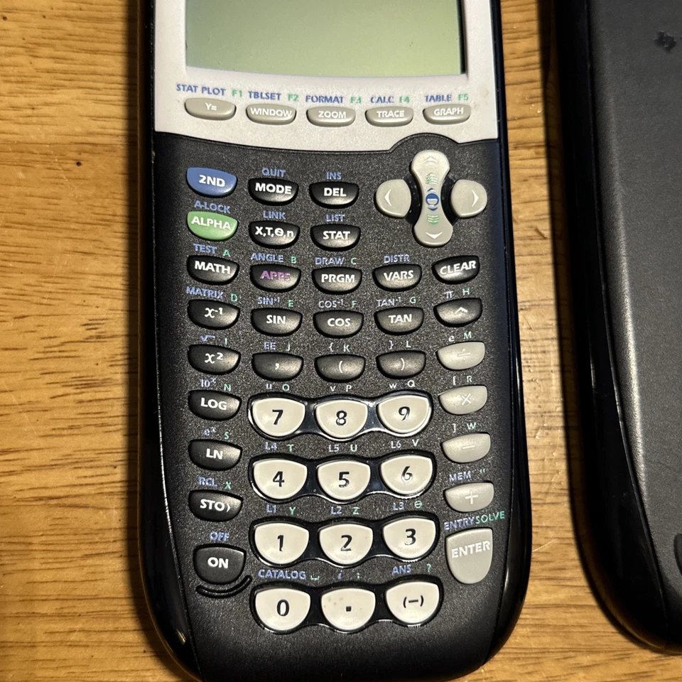 TI-84 Plus Graphing Calculator w/ Cover Texas Instrument Clean Tested & Works - Image 2 of 4