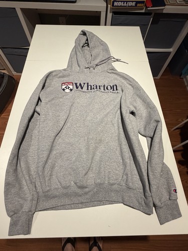 University Of Pennsylvania Wharton Champion Hoody Men’s Large