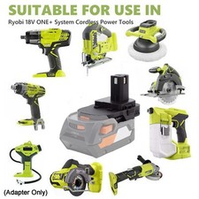 For Ridgid 18V 20V Li-ion Battery Adapter to for RYOBI 18V Cordless Power Tools
