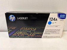 Genuine HP LaserJet 124A Cyan Toner Cartridge Q6001A OEM New Sealed