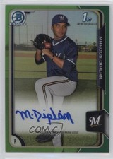 2015 Bowman Chrome Prospects Green Refractor 29/99 Marcos Diplan Auto c7z