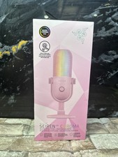 Razer Seiren V3 Chroma Quartz USB RGB Mute Supercardioid Desktop Stand Pink