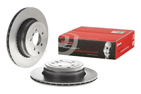 2x Brembo Rear 365mm Vented Brake Discs Fits Land Rover Range Rover LR011891 - Image 4