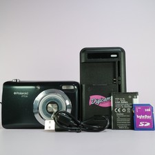 Polaroid Digital Camera iTT28 20.1MP Black Tested Full Working Set