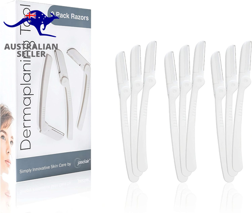 Dermaplaning Tool (9 Count) – Easy to Use Dermaplane Razor for Face – Practical - Picture 10 of 13