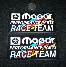 2 - Mopar Performance Race Team - Sticker  Nhra Drag Racing Hot Rod Nascar