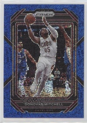 2022-23 Panini Prizm Blue Sparkle Prizm 238/144 Donovan Mitchell #66 rf2