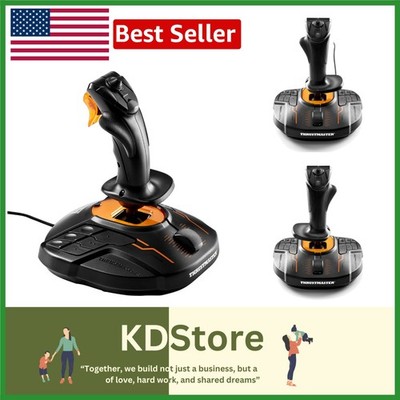 Precision T16000M FCS Flight Stick for PC - 16 Buttons & Custom Mapping Software