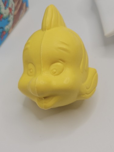 Retro 1991 Disney's The Little Mermaid Bath Collection Flounder Fish Soap w/Box - Picture 7 of 18