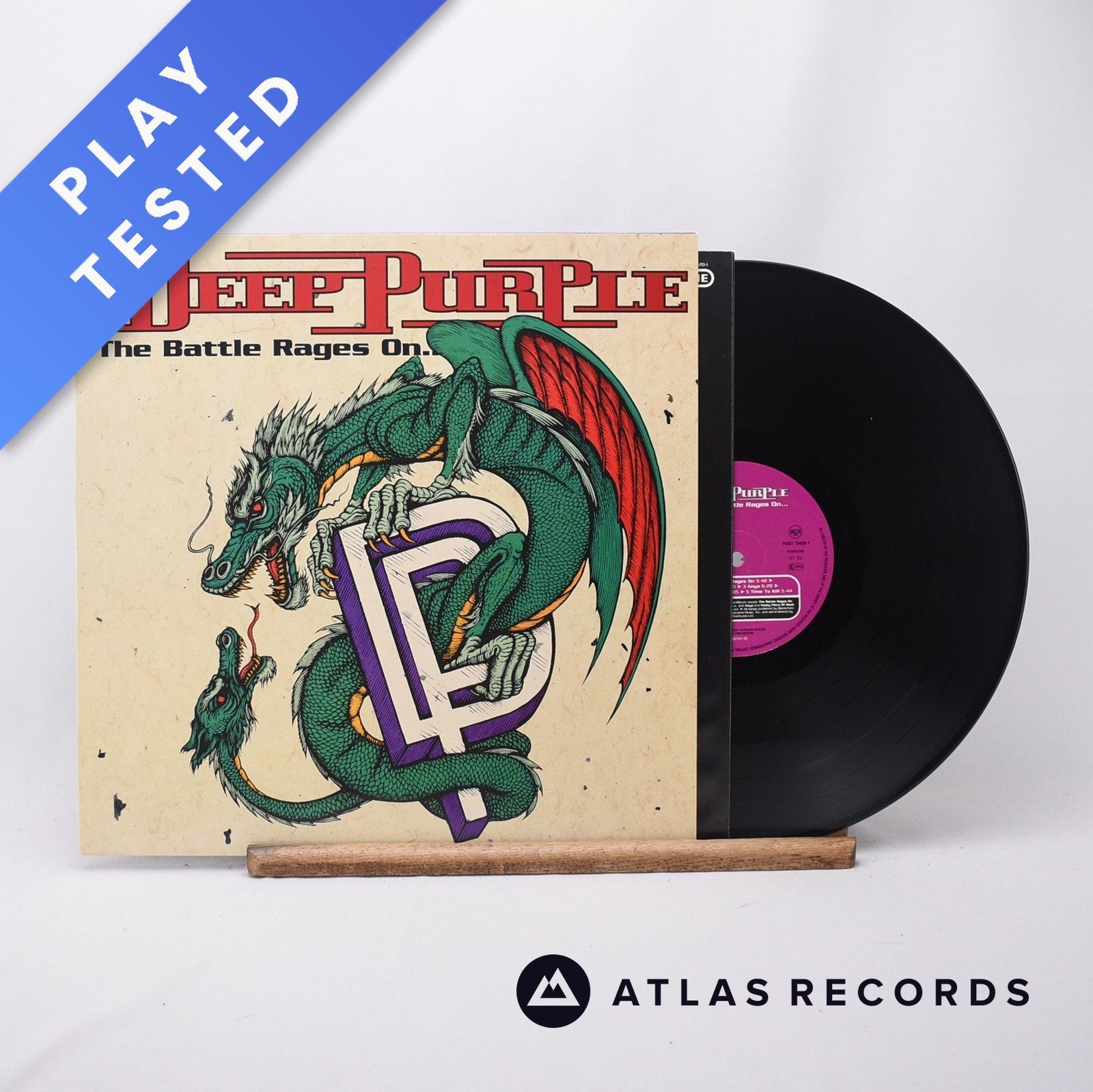 Deep Purple The Battle Rages On... LP Album Vinyl Record 74321 15420 1 - EX/EX