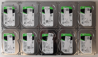 Lot of 10 Seagate BarraCuda 1TB 3.5" HDD 7200RPM SATA 6Gb/s ST1000DM010 2EP102