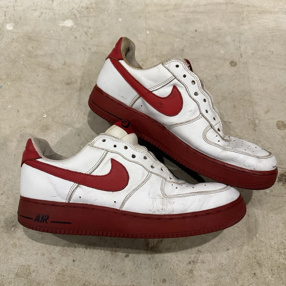 Nike Air Force 1 Vintage 2004 Red White Blue Patent Leather 306353-114 Mens 12 Nike Air Force 1 White - 306353-161 for Sale | Authenticity  main image 4